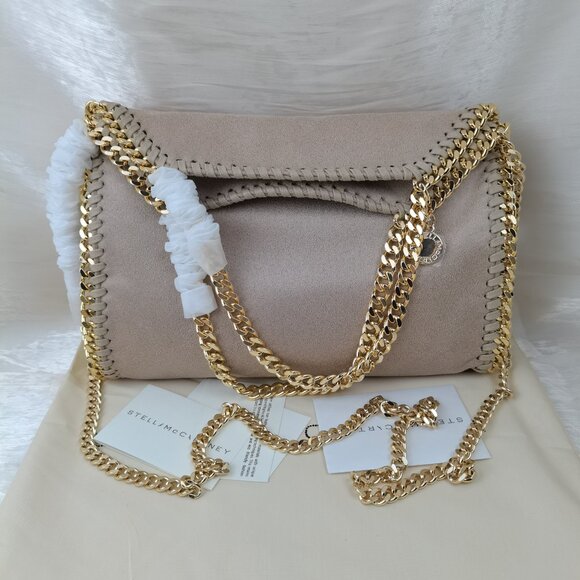 Stella Mccartney Gold Medium Falabella Tote Bag Shoulder Bag - Picture 3 of 11